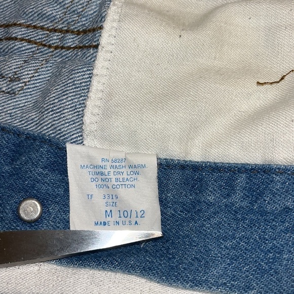 Bristol Blues Vintage USA Made Denim Jean Jacket Youth Medium 10/12 - Picture 12 of 15